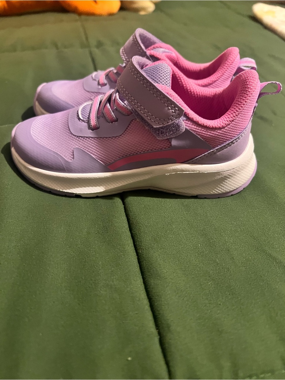 Girls athletic works pink/purple sneakers